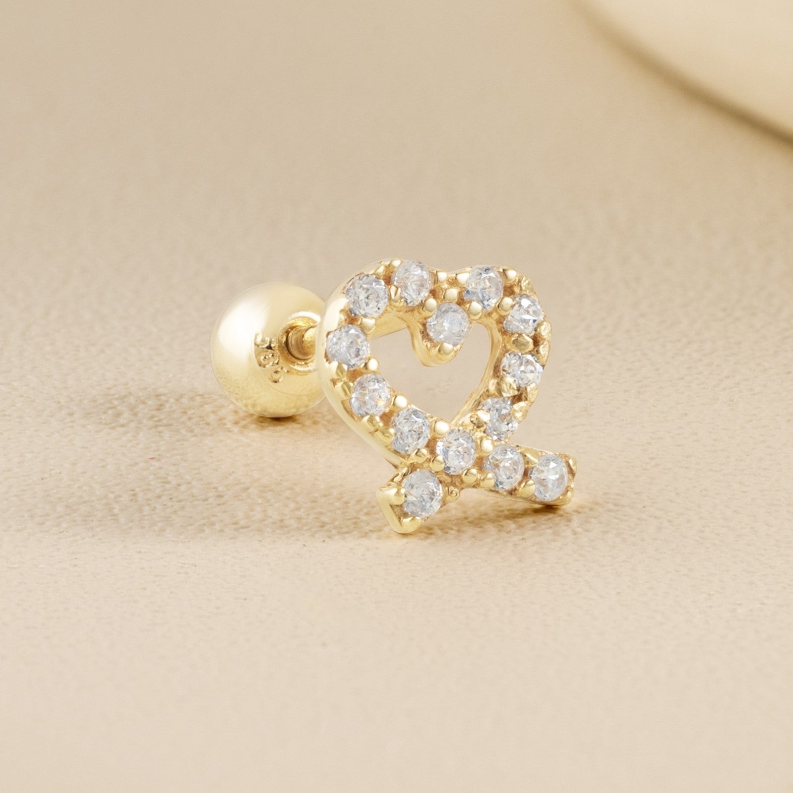 14K (58.5%) SOLID GOLD FAYE PIERCING