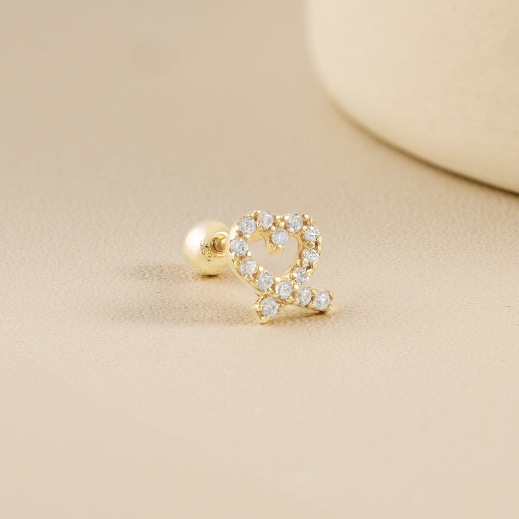 14K (58.5%) SOLID GOLD FAYE PIERCING